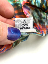Load image into Gallery viewer, Prana Scarf Womens Head Scarves Wrap Coral Green Geometric
