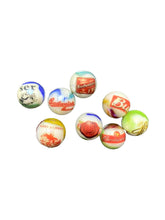 Load image into Gallery viewer, Budweiser Marbles Advertising Collectible Frog Rainbow Lot of 8

