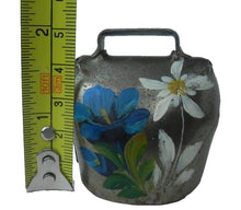 Load image into Gallery viewer, Antique Handmade Hand Painted Artisan Metal Bell w/ Original Square Clapper - 2”
