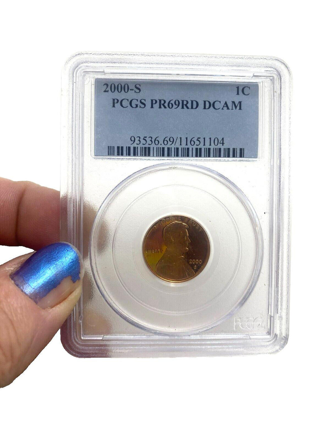 2000-S Lincoln Lincoln Head Cent San Francisco Mint PCGS PR69RD DCAM