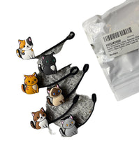 Load image into Gallery viewer, Cat Silicone Straw Covers Reusable Toppers Kawaii Bar Drinking Plug Tips 6pcs
