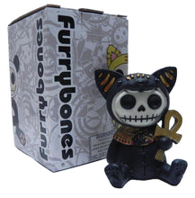 Load image into Gallery viewer, Furrybones Figurine Bastet Egyptian Resin Skeleton Cat Costume NEW
