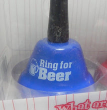 Load image into Gallery viewer, Buzzy Booze Bell Set Ring for Wine Beer NEW *box damaged*
