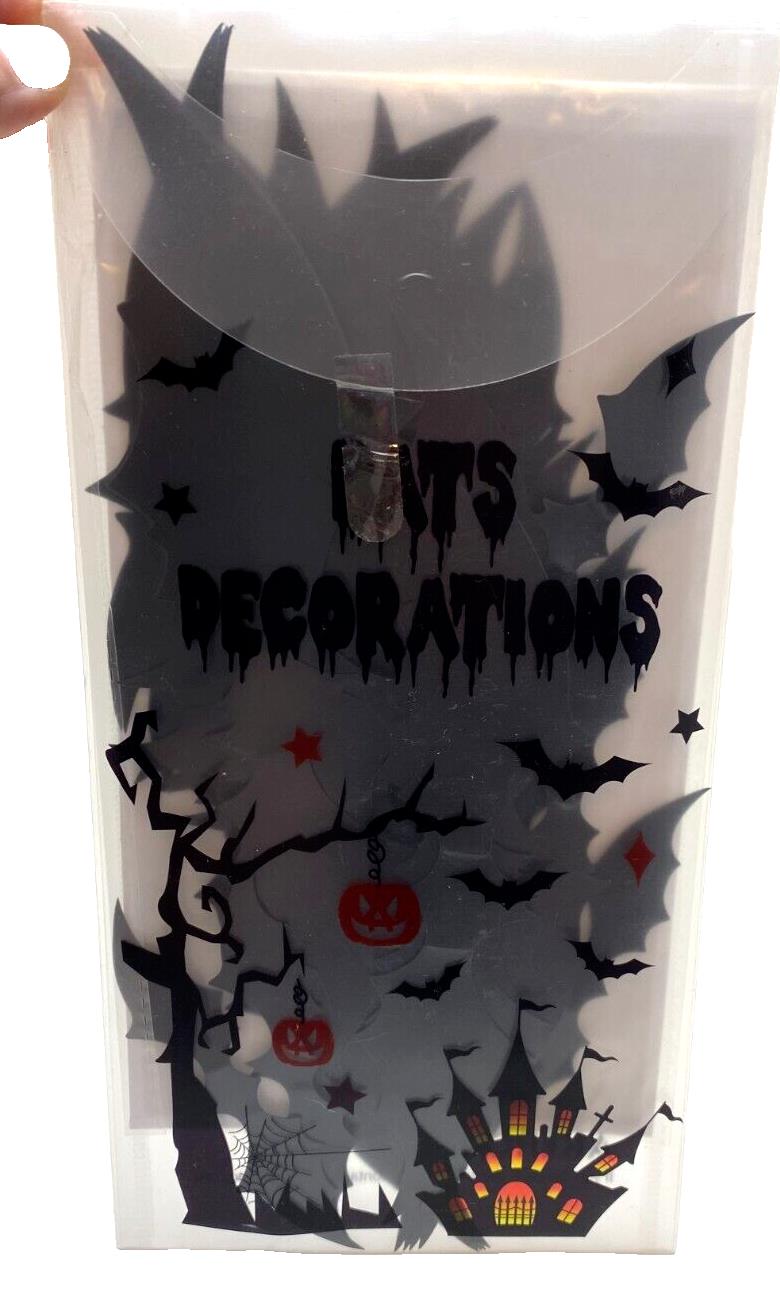 Bats Wall Stickers Halloween Decorative Decals Wallpaper For Walls Glass