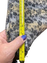 Load image into Gallery viewer, Cashmere Scarf Made in Scotland Blue Beige Floral Fringe Shawl Scarves
