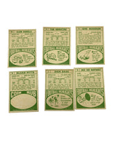 Load image into Gallery viewer, Lot Of 6 1968 Topps Football Cards Daniels Nowatzke Hickerson Pitts
