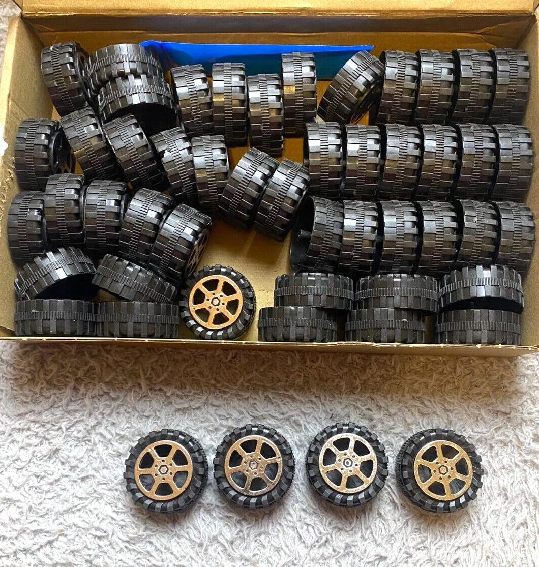 50 Piece Toy Helicopter Plastic Tires Metal Shaft Rods Model Craft Hobby
