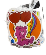 Load image into Gallery viewer, 108 Pc Care Bear Party Supplies Happy Birthday Banner Flags Stickers Tablecloth
