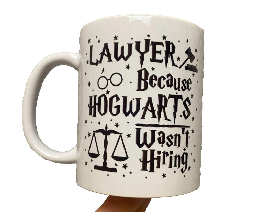 Harry Potter Coffee Cup Tea Mug Funny Lawyer Attorney Hogwarts Gift 11 oz. NEW