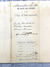 Load image into Gallery viewer, 1893 Savannah GA Arrest Warrant 10 Day Sentence Seal Antique Ephemera
