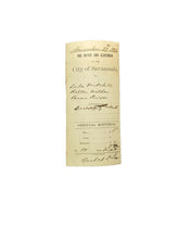 Load image into Gallery viewer, 1893 Savannah GA Arrest Warrant 10 Day Sentence Seal Antique Ephemera
