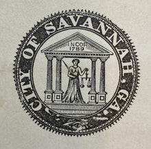 Load image into Gallery viewer, 1893 Savannah GA Arrest Warrant 5 Day Sentence Seal Antique Ephemera
