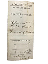 Load image into Gallery viewer, 1893 Savannah GA Arrest Warrant 5 Day Sentence Seal Antique Ephemera

