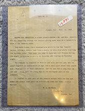 Load image into Gallery viewer, 1907 Wanted Poster Defrauding A Livery Stable Keeper Vaudeville Show Antique
