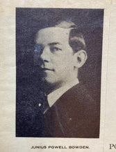 Load image into Gallery viewer, 1907 Wanted Poster Embezzlement Photo Antique Ephemera
