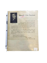 Load image into Gallery viewer, 1907 Wanted Poster Embezzlement Photo Antique Ephemera

