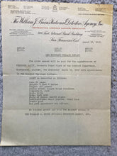 Load image into Gallery viewer, 1913 William J Burns Detective Agency Offer $1000 Reward Poster Flyer Antique
