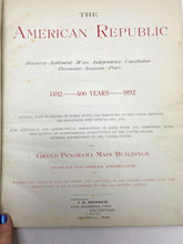 Load image into Gallery viewer, 1892 The American Republic Hardcover Book By John W. Iliff Settlement Wars
