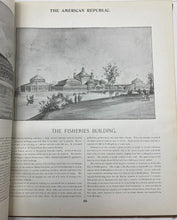 Load image into Gallery viewer, 1892 The American Republic Hardcover Book By John W. Iliff Settlement Wars
