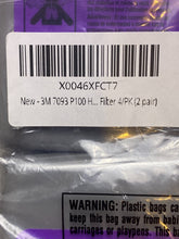 Load image into Gallery viewer, 2 PAIR 3M 7093 P100 Particulate Replacement PPE Respiratory Protection Cartridge

