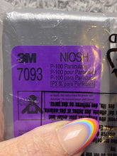Load image into Gallery viewer, 2 PAIR 3M 7093 P100 Particulate Replacement PPE Respiratory Protection Cartridge
