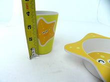 Load image into Gallery viewer, Bambooware Fibre Kids Dinner Sets 5 Pack Starfish Eco Friendly Dinnerware
