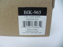 Load image into Gallery viewer, Bambooware Fibre Kids Dinner Sets 5 Pack Lion King Eco Friendly Dinnerware
