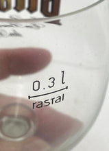 Load image into Gallery viewer, Bitburger Pilsner German Beer Glass 0.3L Rastal Stemmed 7” Tall
