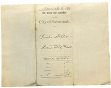Load image into Gallery viewer, 1893 Arrest Warrant Disorderly Conduct Georgia County Jail Antique Ephemera
