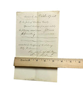 Load image into Gallery viewer, 1893 Jail Discharge Paper Georgia Poisoner County Jailer Antique Ephemera
