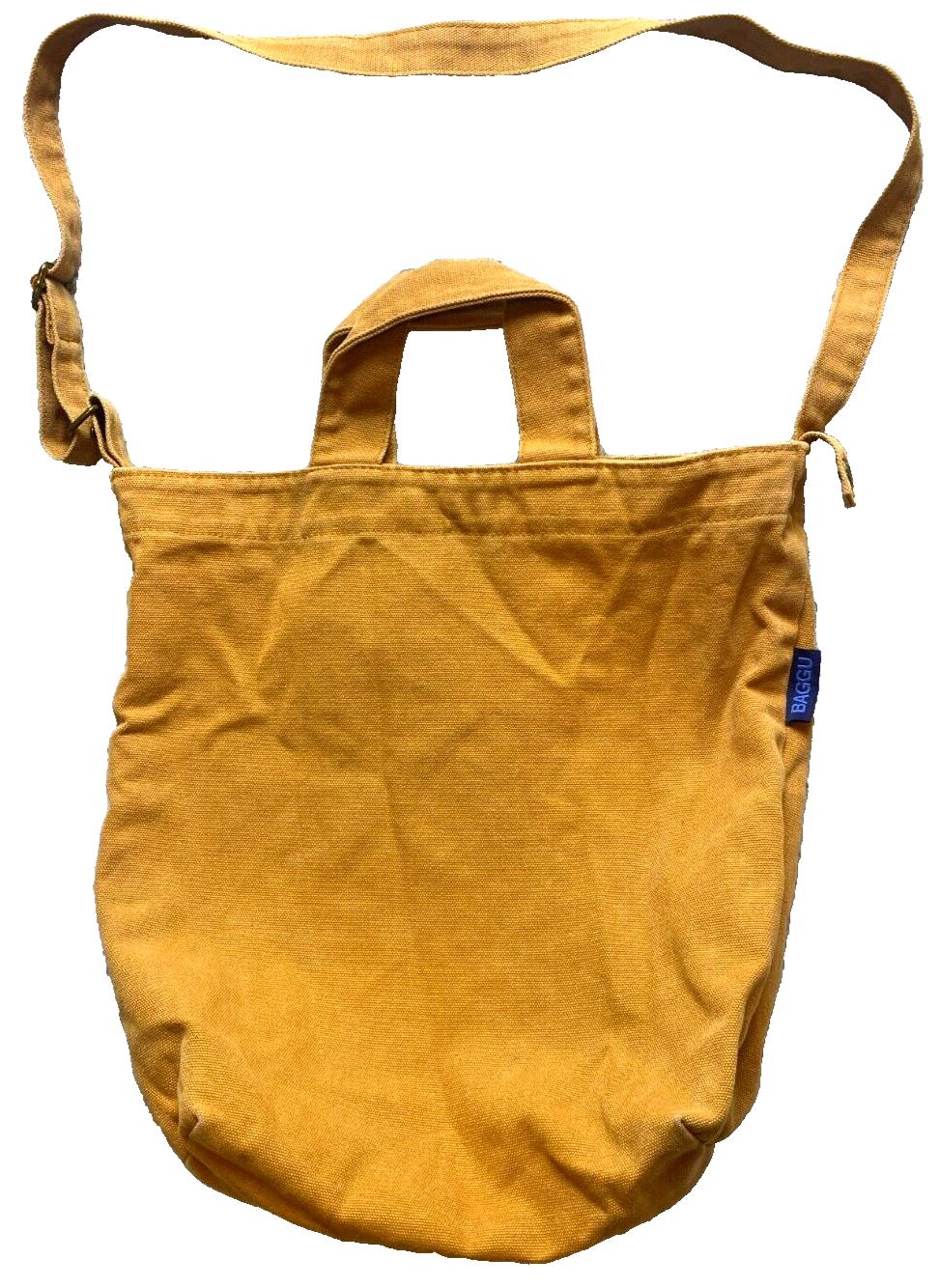 Baggu Crossbody Purse Sling Bag Tote Tan Adjustable Shoulder Strap Messenger