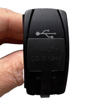 Load image into Gallery viewer, 12V-24V Dual USB Car Boat RV Fast Charger Socket Power Outlet Panel NEW
