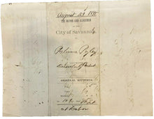 Load image into Gallery viewer, 1895 Arrest Warrant Disorderly Conduct Georgia County Jail Antique Ephemera
