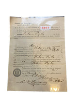 Load image into Gallery viewer, 1895 Arrest Warrant Disorderly Conduct Georgia County Jail Antique Ephemera
