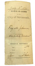 Load image into Gallery viewer, 1895 Arrest Warrant Disorderly Conduct Georgia County Jail Ephemera Antique
