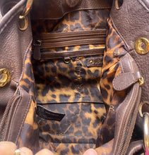 Load image into Gallery viewer, B MAKOWSKY Purse Slouchy Shabby Leather Hobo Shoulder Bag Handbag Tote Cheetah
