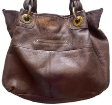 Load image into Gallery viewer, B MAKOWSKY Purse Slouchy Shabby Leather Hobo Shoulder Bag Handbag Tote Cheetah
