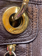 Load image into Gallery viewer, B MAKOWSKY Purse Slouchy Shabby Leather Hobo Shoulder Bag Handbag Tote Cheetah
