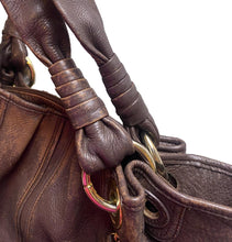 Load image into Gallery viewer, B MAKOWSKY Purse Slouchy Shabby Leather Hobo Shoulder Bag Handbag Tote Cheetah
