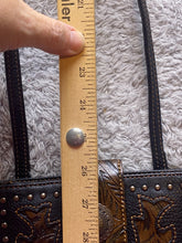 Load image into Gallery viewer, American West Crossbody Wallet Purse Tooled Leather Western Folding Bandana

