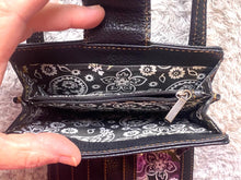 Load image into Gallery viewer, American West Crossbody Wallet Purse Tooled Leather Western Folding Bandana
