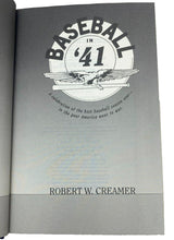 Load image into Gallery viewer, 1991 Baseball in &#39;41 Hardcover Book with Dust Jacket Year America Went to War
