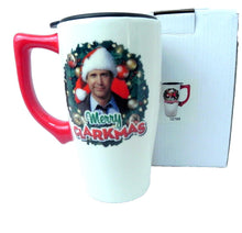Load image into Gallery viewer, Clark Grizwold Coffee Cup Merry Clarkmas Christmas Travel Mug Ceramic NEW
