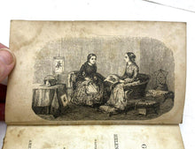 Load image into Gallery viewer, 1847 Helen and Julia Hardcover Book Antique Illustration Sunday School Union

