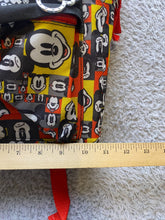 Load image into Gallery viewer, Disneyland Resort Backpack Mickey Mouse AOP Spell Out Pin
