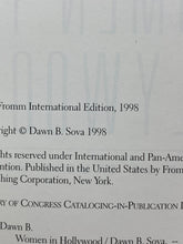 Load image into Gallery viewer, 1998 Women in Hollywood Hardcover Book w/ Dust Jacket From Vamp to Studio Head
