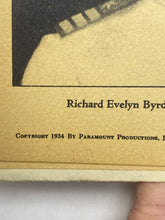 Load image into Gallery viewer, 1934 Paramount Newsreel Men with Admiral Byrd In Little America Hardcover Book

