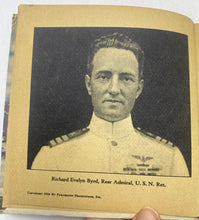 Load image into Gallery viewer, 1934 Paramount Newsreel Men with Admiral Byrd In Little America Hardcover Book
