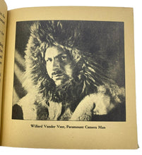 Load image into Gallery viewer, 1934 Paramount Newsreel Men with Admiral Byrd In Little America Hardcover Book
