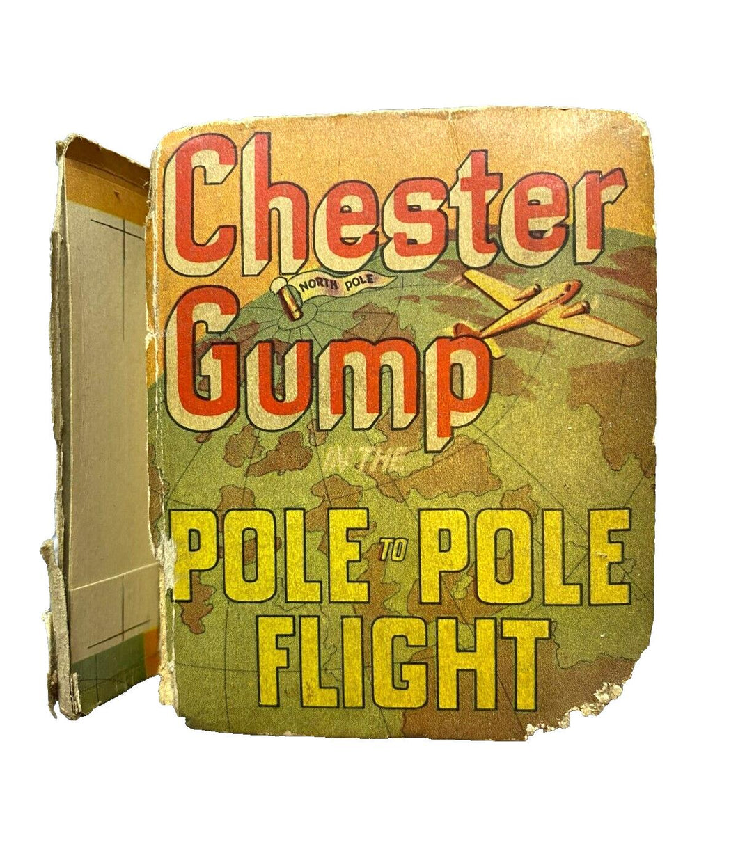 1937 Chester Gump In The Pole To Pole Flight Big Little Book Illustrated Comic